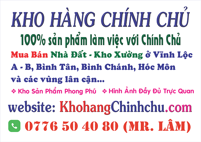 KhoHangChinhChu.Com - Làm Việc Chính Chủ - Hợp Tác Thoải Mái